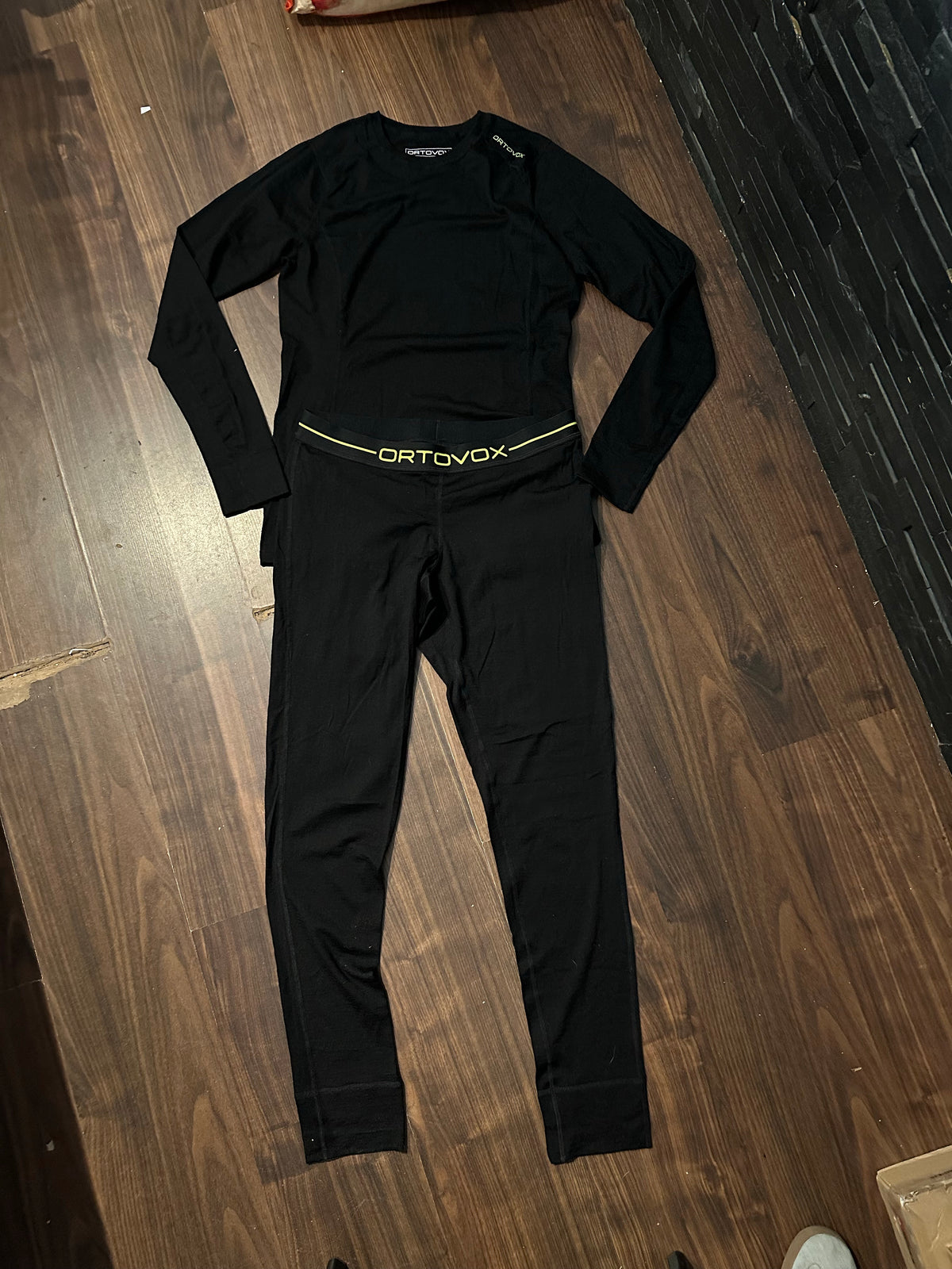 Set Leggins Longsleeve (L Damen) Ortovox schwarz