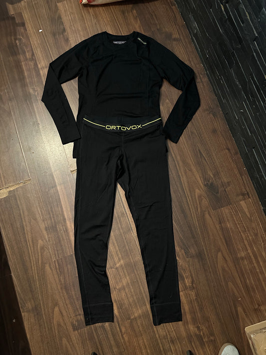 Set Leggins Longsleeve (L Damen) Ortovox schwarz