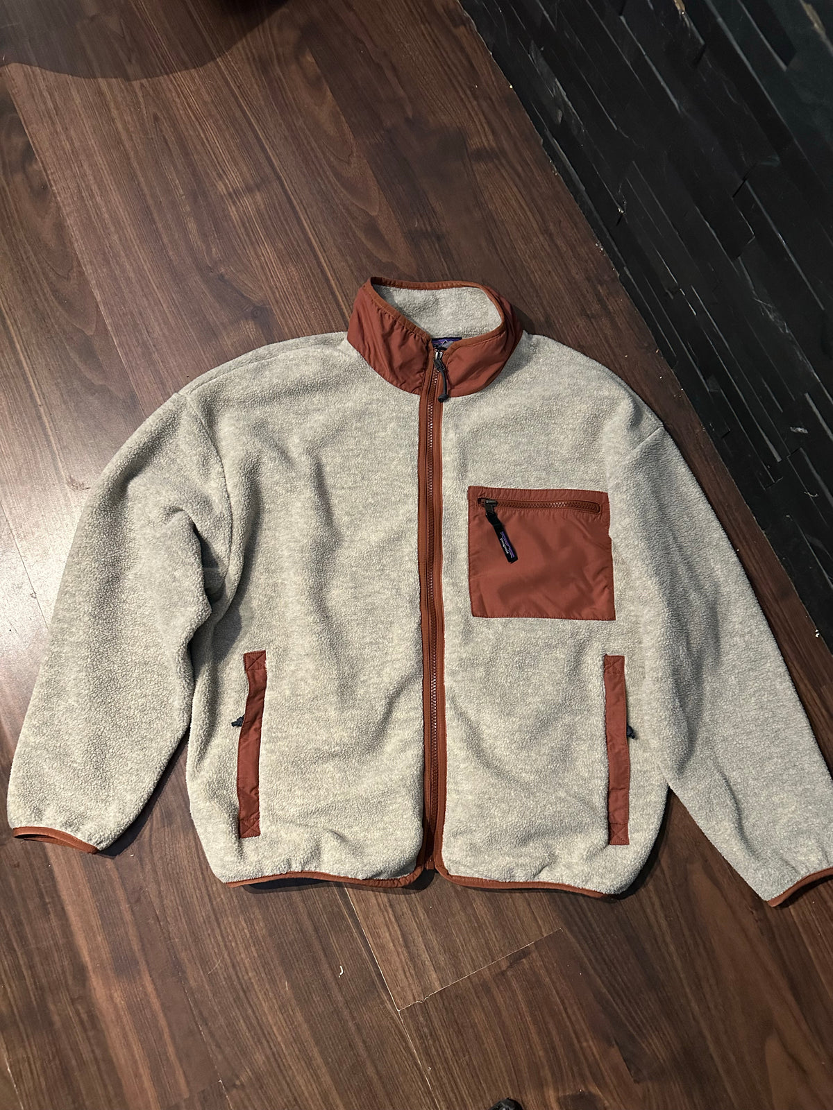 Fleece Jacke Patagonia Synchilla (L-XL Unisex) beige