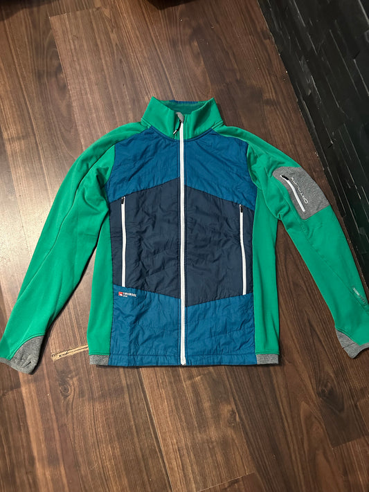 Merino Jacke Swisswool Brustpaneels Ortovox (M Herren) grün
