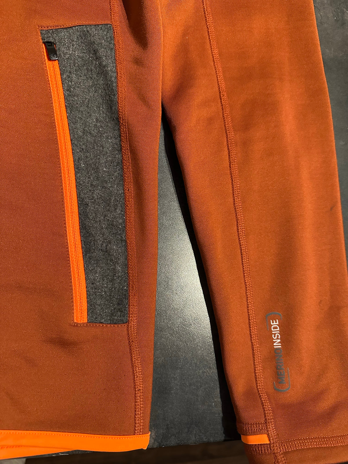 Ortovox Fleece Jacke (L Herren) Merino inside terrakotta