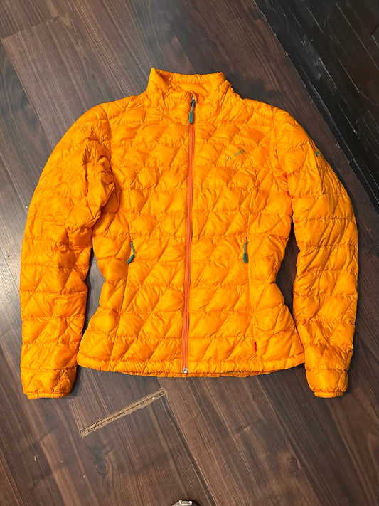 Daunen Jacke von Vaude (M:40 Damen) wasserabweisend gelb