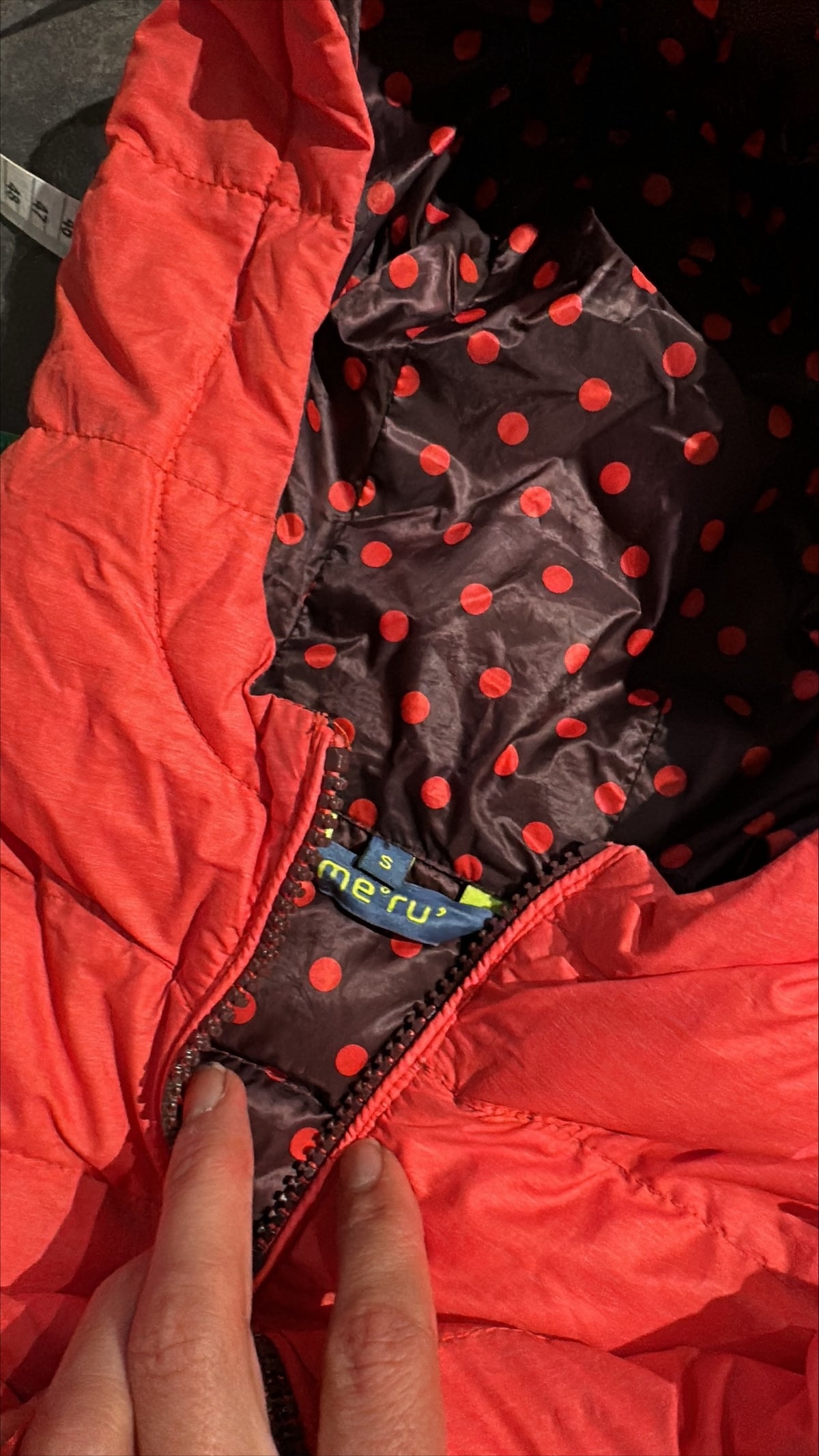 Isolations- Jacke von Meru (S Damen) korralenrot
