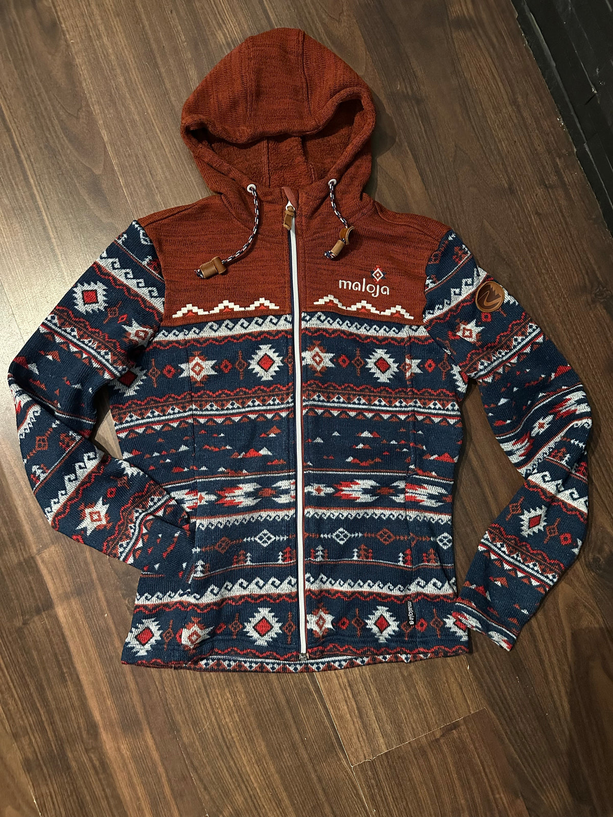 Fleece Jacke Jacke Maloja (L Damen) Muster