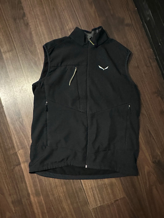 Windbreaker Weste Salewa (XXL Herren) Softshell schwarz