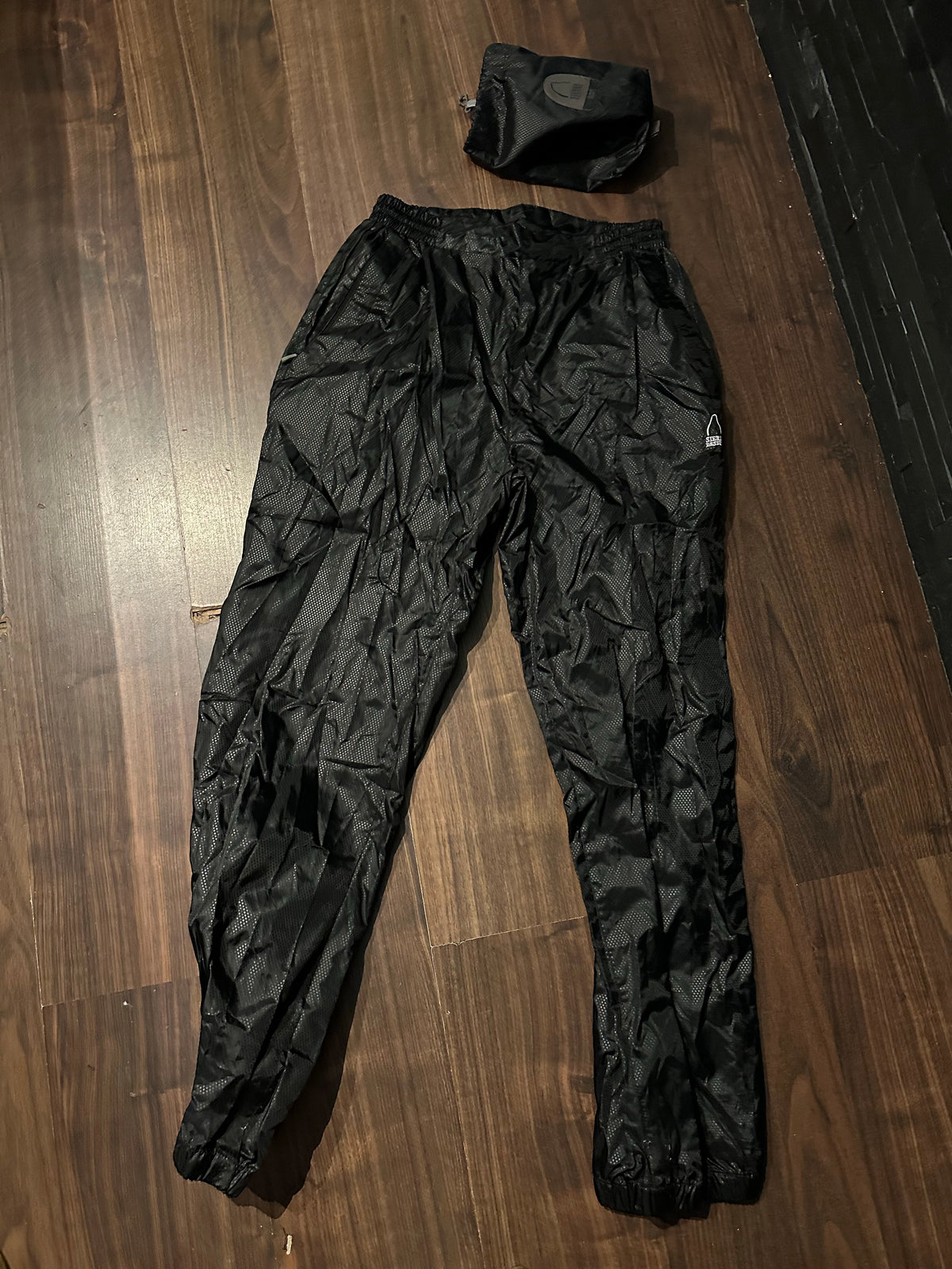 Regenhose (M Herren/L Damen) Hardshell Hose schwarz