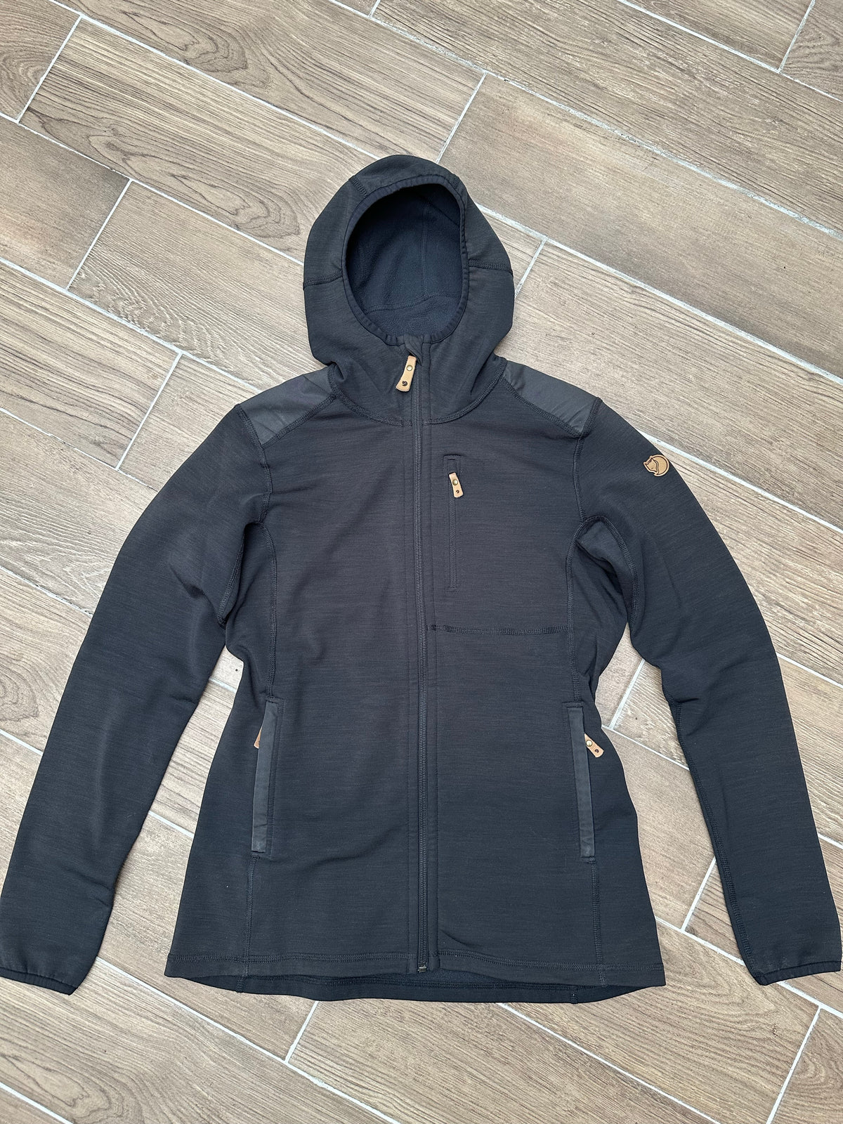 Fleece Jacke Fjällräven (M Damen) Zipper grau anthrazit
