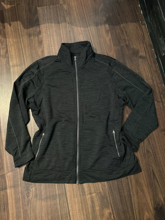 Merino Zip Jacke von Icebreaker (XL Damen) dunkelgrau