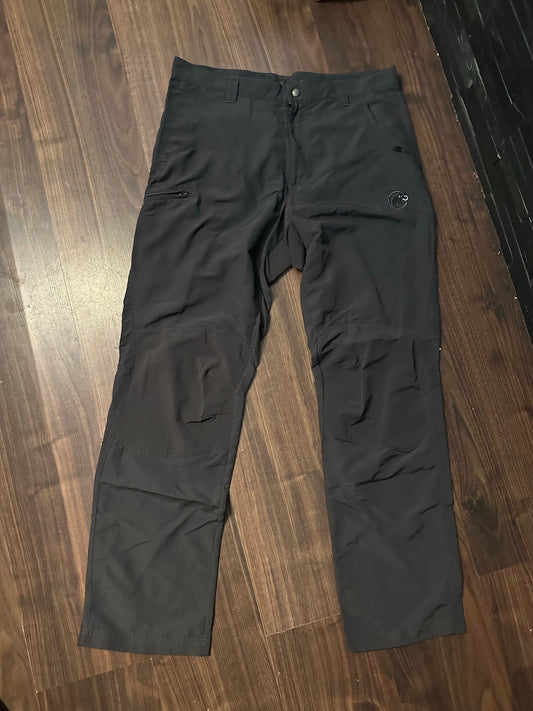 Leichte Softshell Hose Mammut (L Herren) anthrazit grau