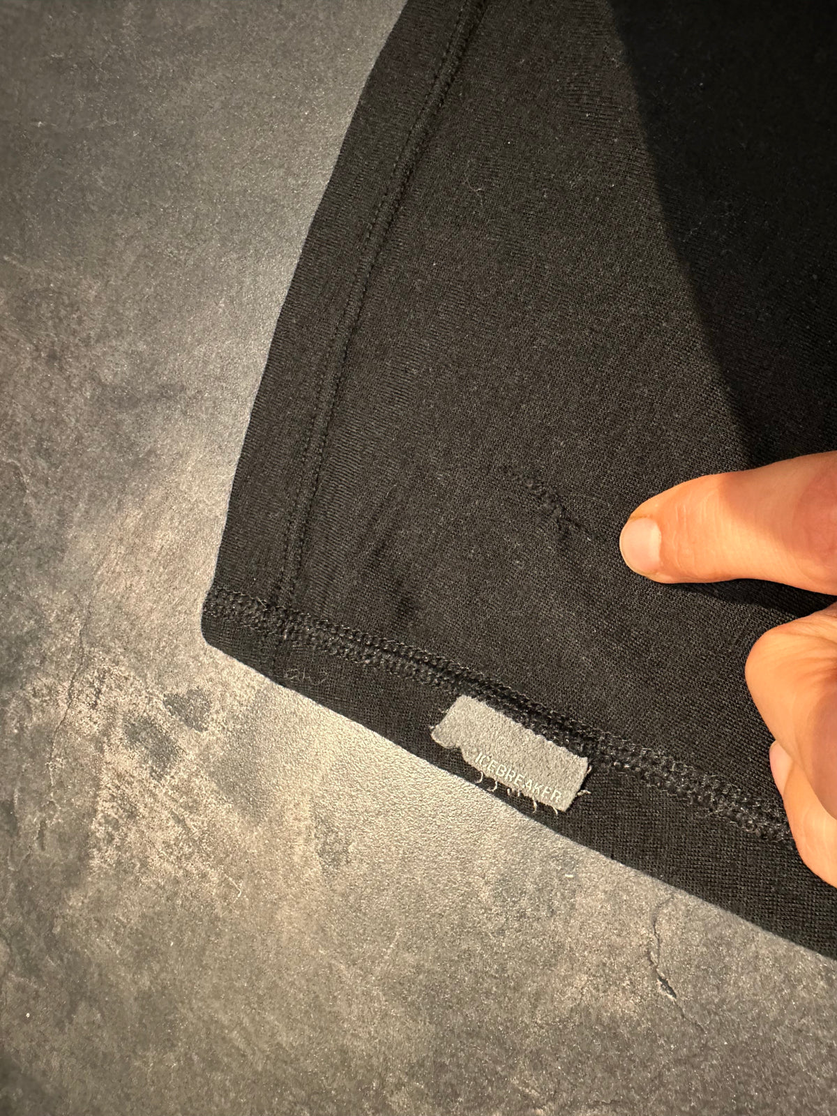 Longsleeve Icebreaker (XS Damen) Merino schwarz