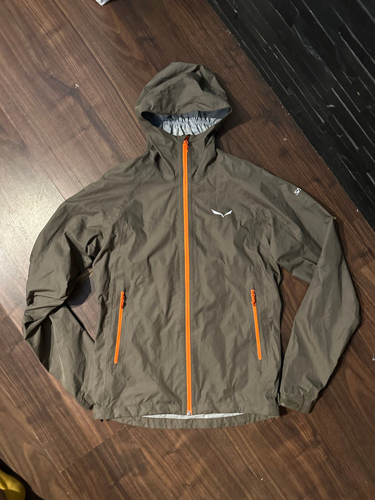 2,5-lagige Regen Jacke von Salewa (S Herren) khaki