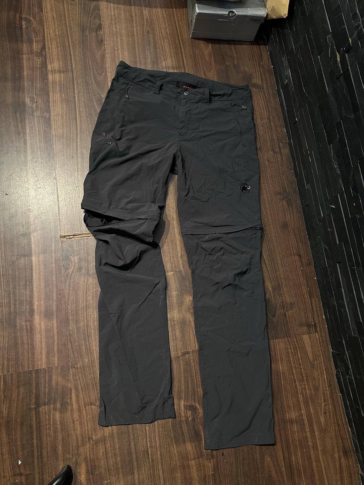 Funktions- Hose Mammut (XL Herren) Zip-Off grau