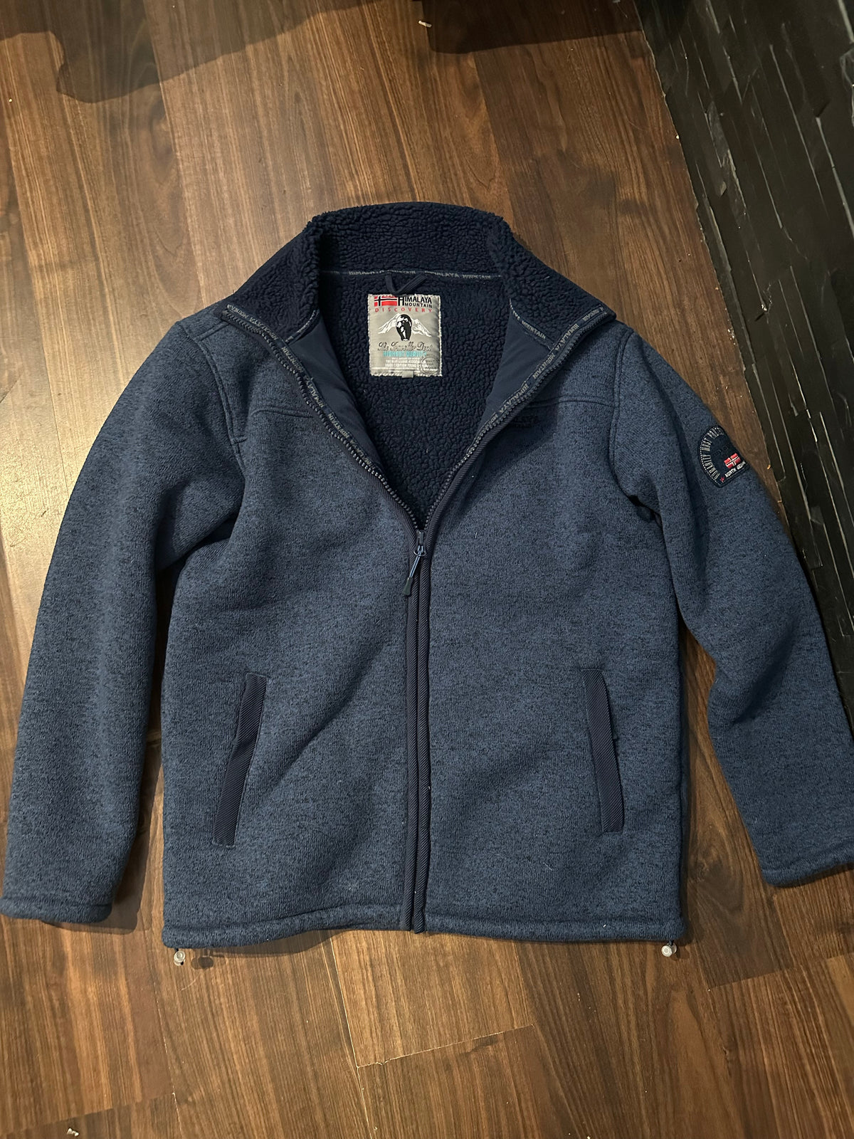 Zipper Jacke von Patagonia (L Herren) Fleece marineblau