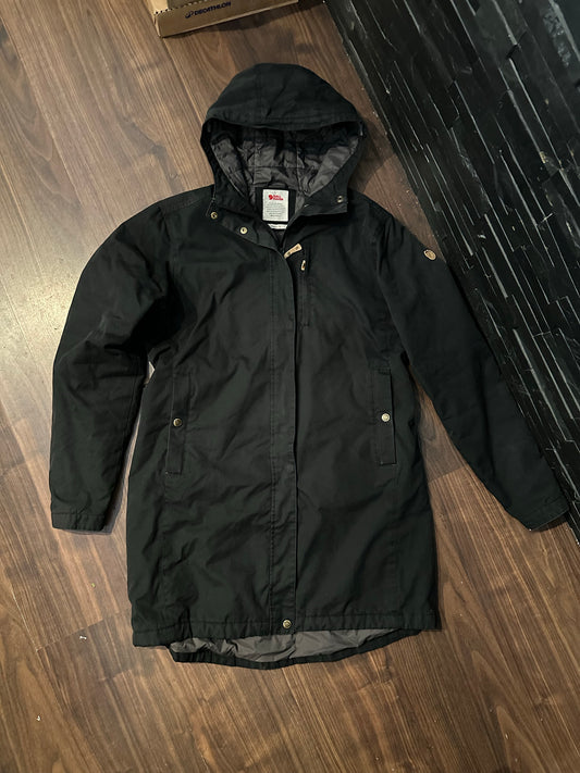 Jacke von Fjällräven (L Damen) Kiruna Parka Mantel schwarz