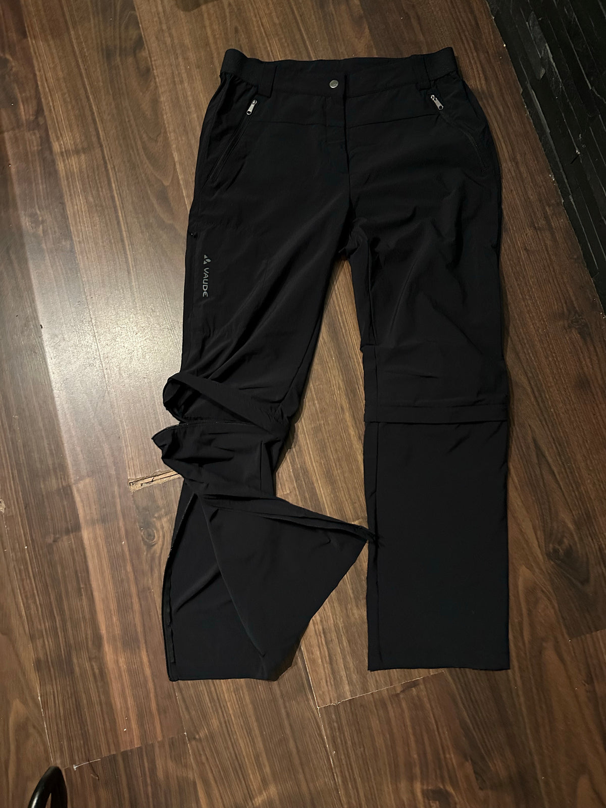 Zip Off Hose Vaude (L Damen) 2in1 stretch schwarz