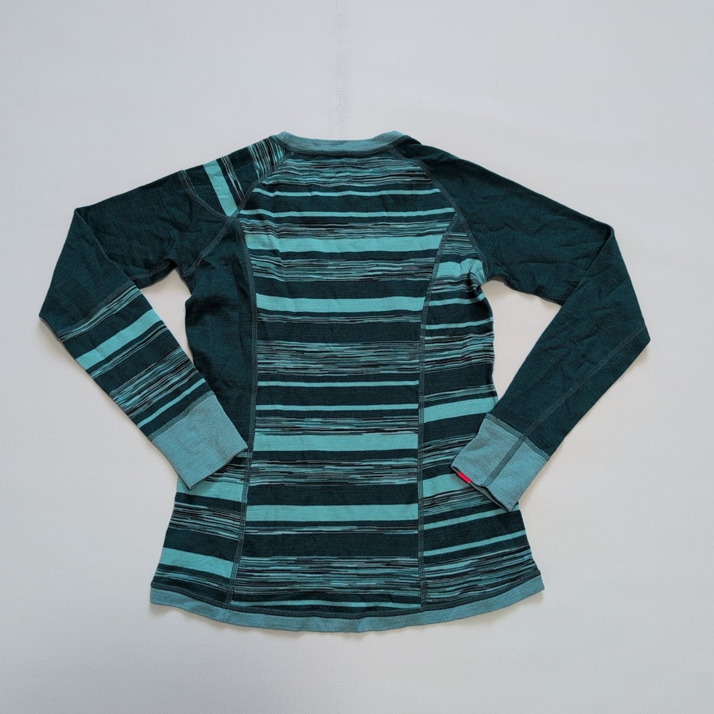 Merino Longsleeve Ortovox (S Damen) Thermo türkis schwarz