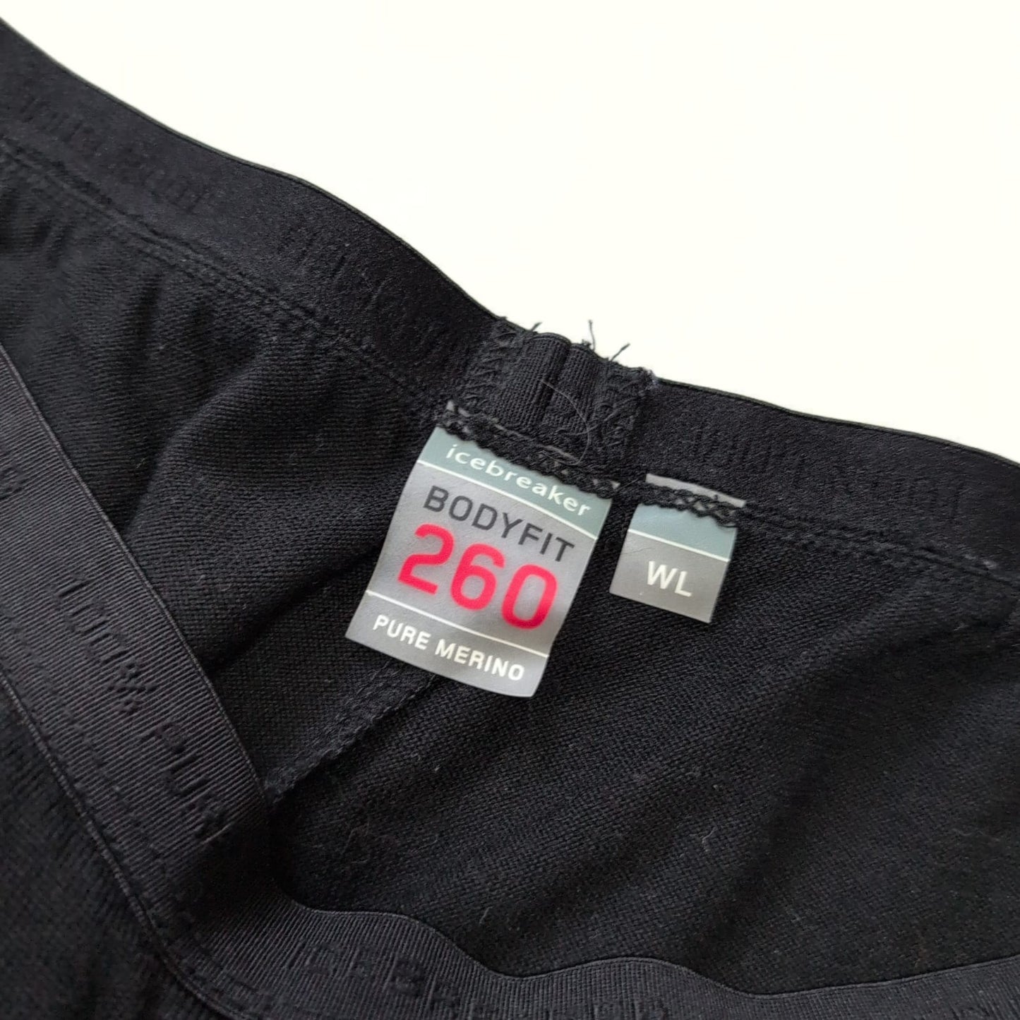 Merino Leggings von Icebreaker 260 (L Damen) Tights Unterhose schwarz