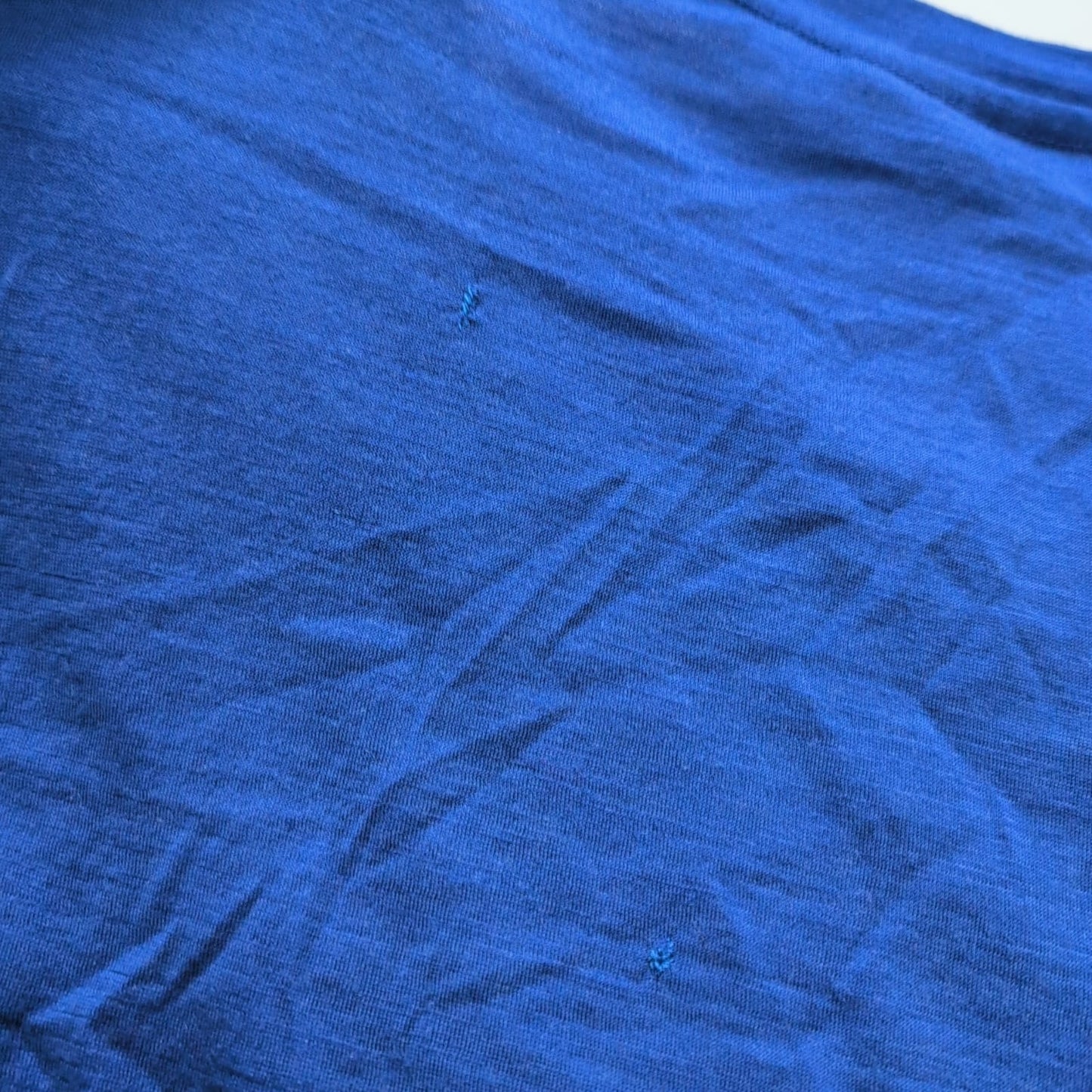 100% Merino Longsleeve Icebreaker (L Herren) blau Print