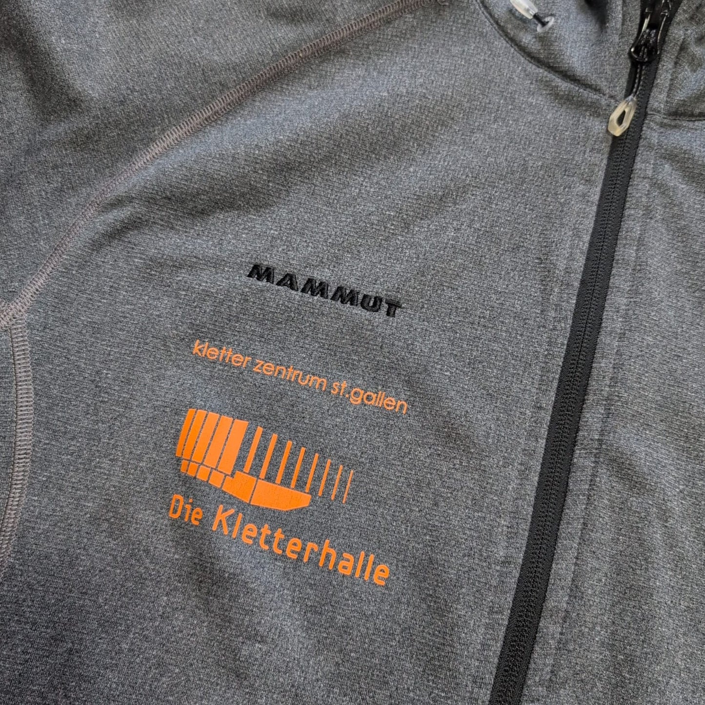 Fleece Jacke Mammut (L Herren) Sweatshirt Hoodie grau