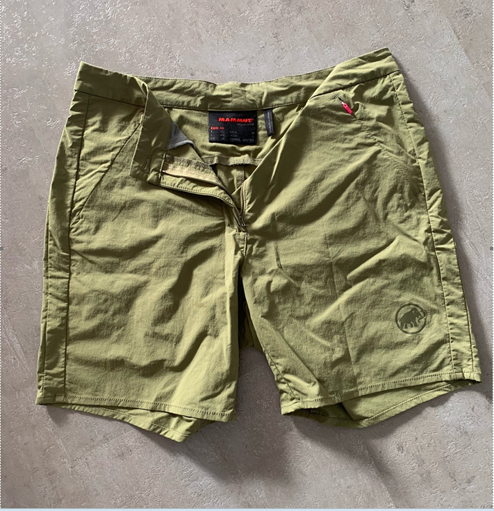 Kurze Wanderhose Mammut (L Damen) Shorts khaki