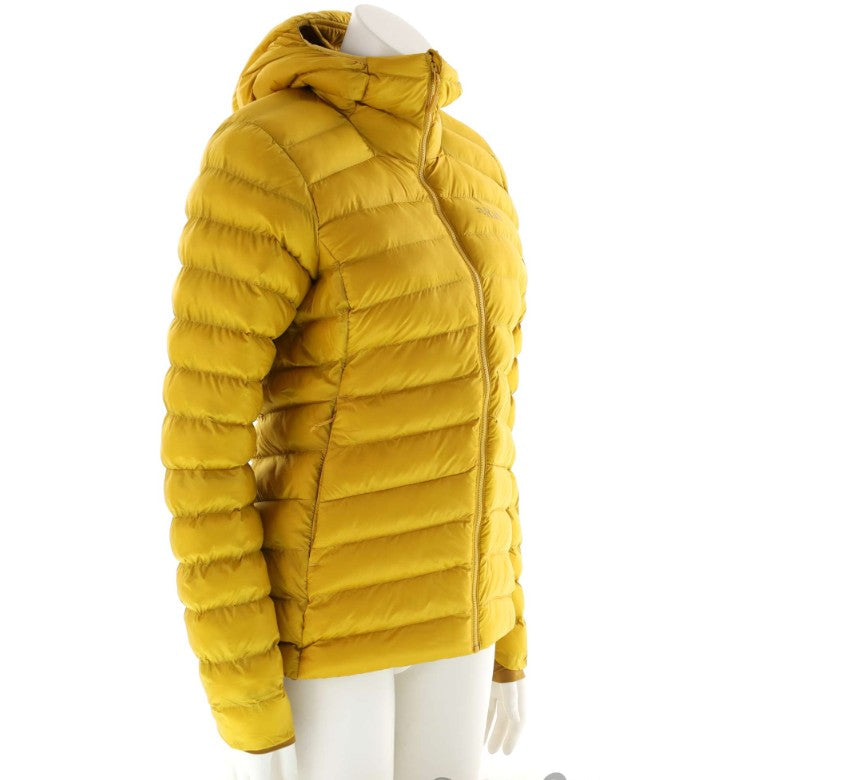 Daunen Jacke von Rab (S Damen) Kapuze Wasserdicht gelb