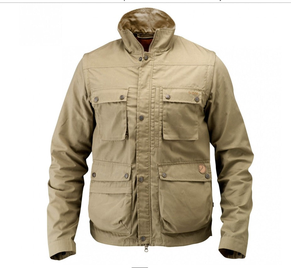 2in1 Jacke & Weste von Fjällräven G-1000 (XL Herren) beige