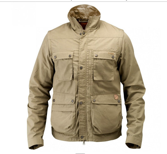 2in1 Jacke & Weste von Fjällräven G-1000 (XL Herren) beige