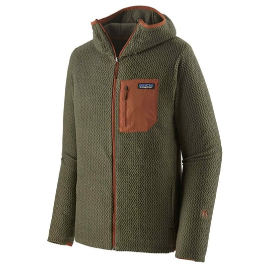 Patagonia R1 Air Fleece Full-Zip Hoody (XL Herren) Olive grün