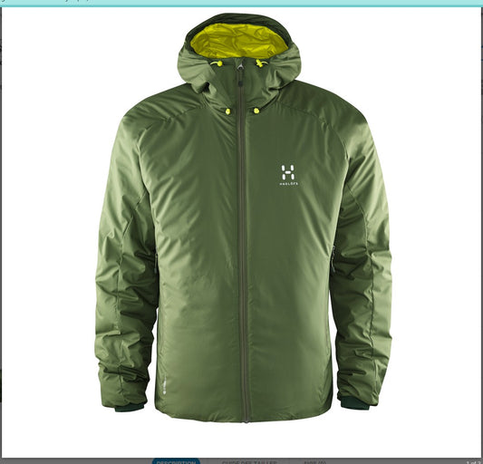 Warme Isolations Jacke von Haglöfs (M Herren) Barrier Pertex grün