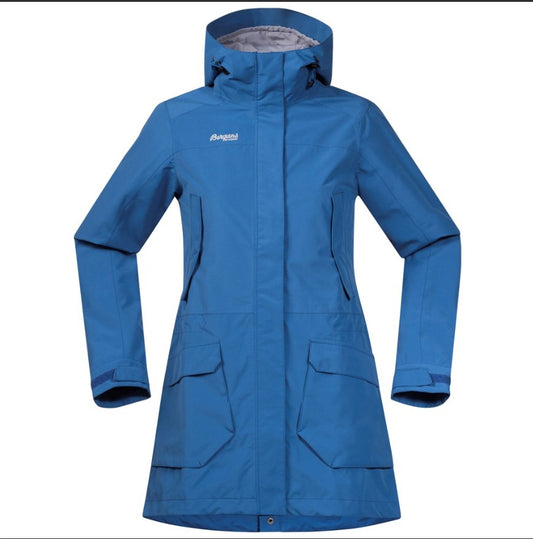 Leichte Regen Parka von Bergans (M Damen) blau