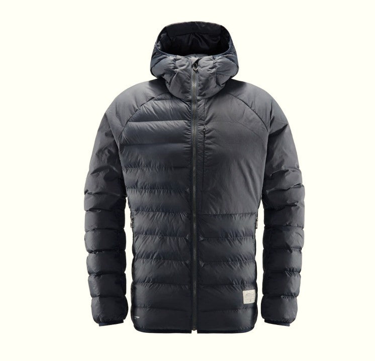 Isolations Jacke von Haglöfs (M Herren) Kapuzen Steppjacke Kunstdaune schwarz