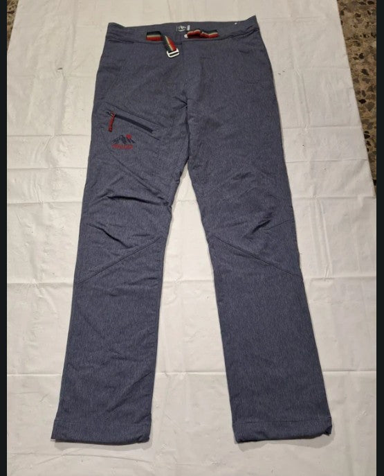 Kletter Hose von Maloja (M Herren) elastisch grau blau - wanderlich.com