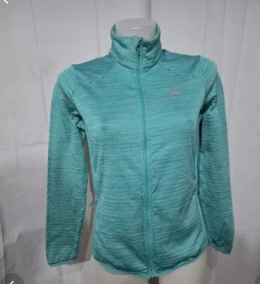 Fleece Jacke von Odlo (S Damen) Zipper Sweatshirt blau - wanderlich.com