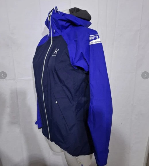 Regen Jacke von Haglöfs (S Damen) Waterproof lila marineblau