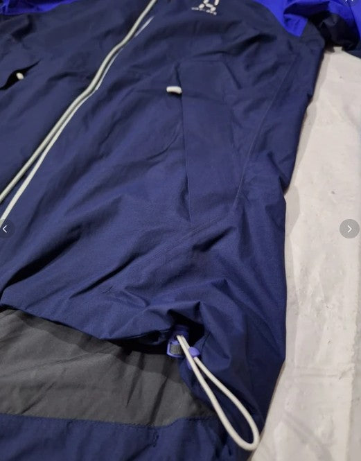 Regen Jacke von Haglöfs (S Damen) Waterproof lila marineblau