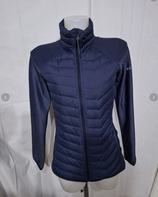 Hybrid Stepp Jacke Columbia (M Damen) Isolation Midlayer marineblau