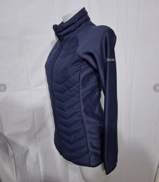Hybrid Stepp Jacke Columbia (M Damen) Isolation Midlayer marineblau