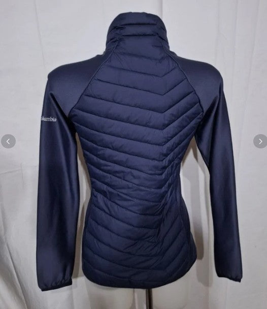 Hybrid Stepp Jacke Columbia (M Damen) Isolation Midlayer marineblau