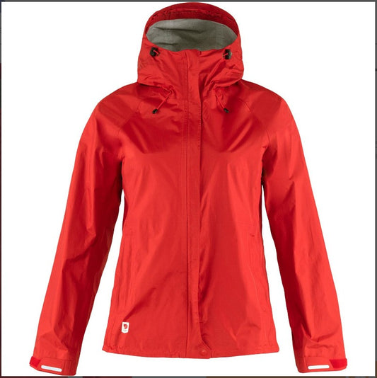 Fjällräven 2,5L Regen Jacke (M Damen) HIGH COAST HYDRATIC JACKET rot