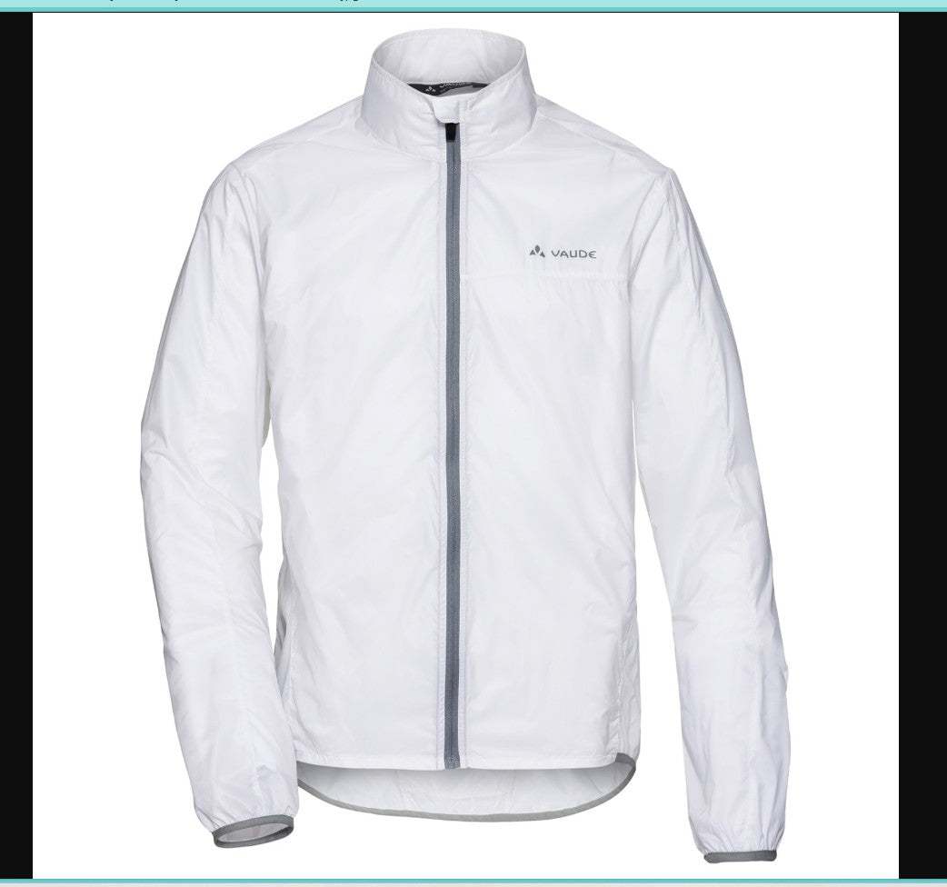 Rad Wind- Regen- Jacke von Vaude (XL Herren) weiß