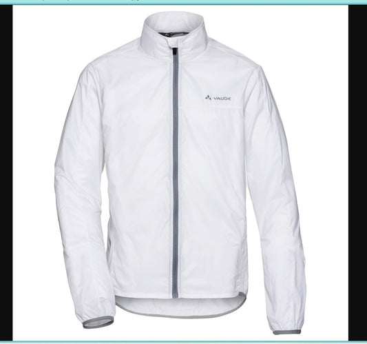 Rad Wind- Regen- Jacke von Vaude (XL Herren) weiß