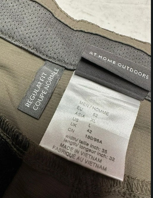 Funktions- Hose (XL Herren) von Jack Wolfskin Flex Shield khaki braun - wanderlich.com