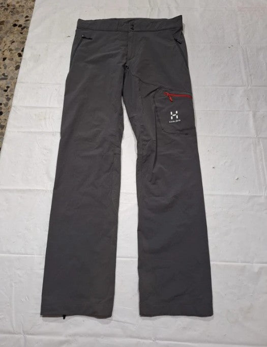 Leichte Softshell Hose von Haglöfs (S Damen) elastisch Anthrazit