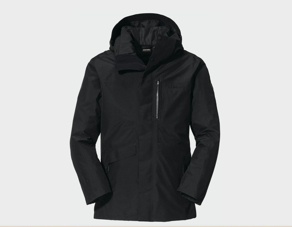 3 in 1 Jacke Schöffel XXXL/56 Herren) schwarz