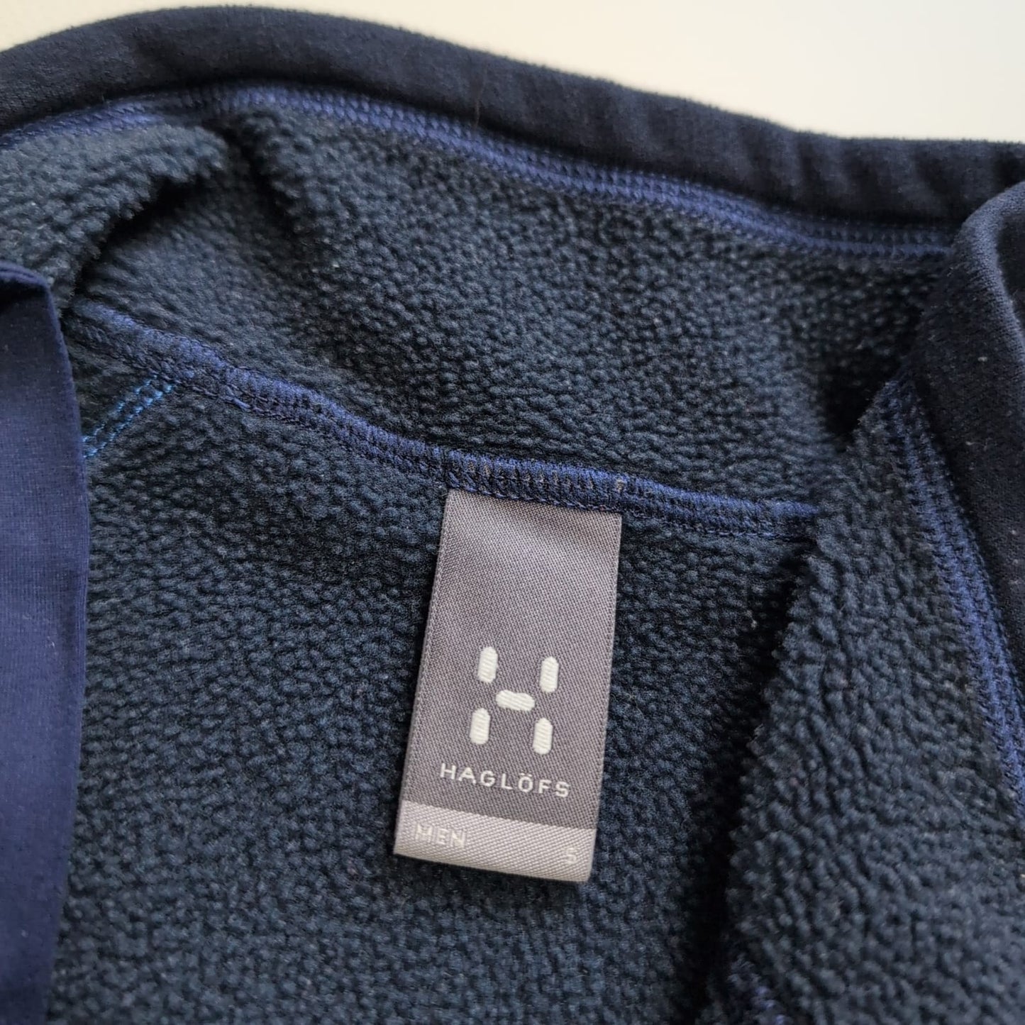 Fleece Jacke von Haglöfs (S Herren) Zipper marineblau