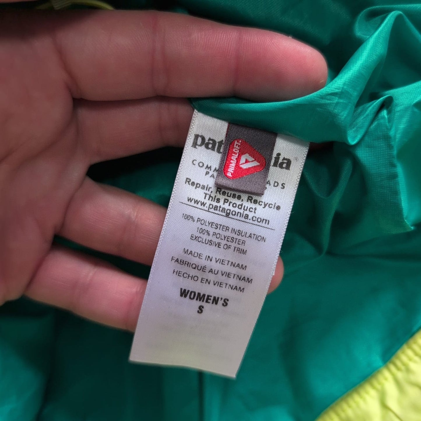 Jacke Patagonia Nano Puff (S Damen) Isolation neon