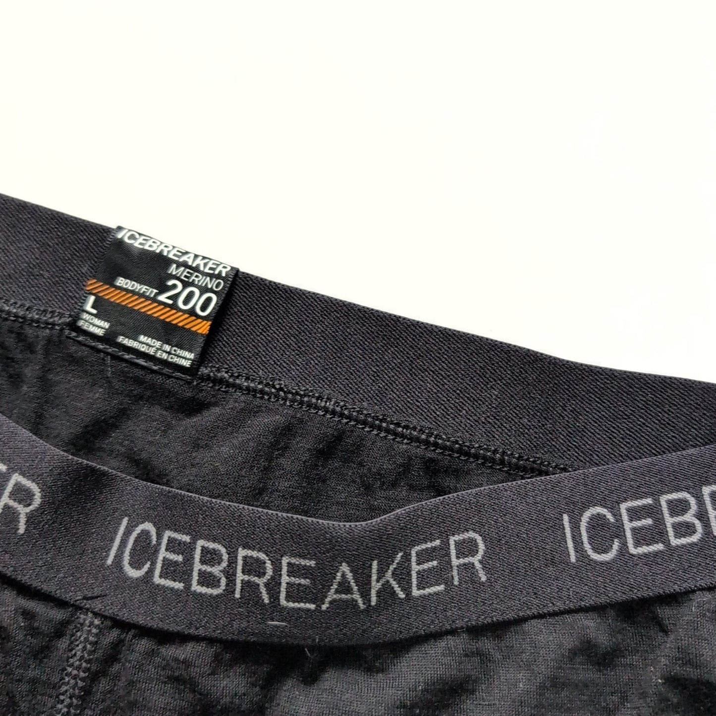 Merino Tights 3/4 von Icebreaker 200 (S Damen) Unterhose schwarz