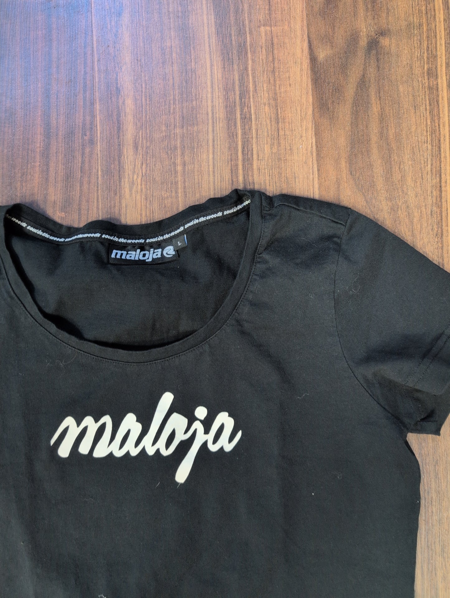 Cotton T-Shirt von Maloja (Damen L) schwarz NEU