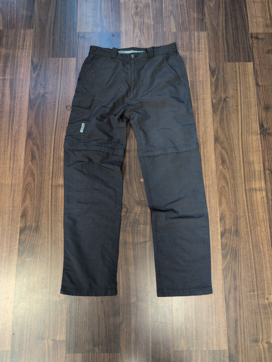 Zip Off Hose von Vaude (Damen S  ) 2in1 Trekkinghose grau