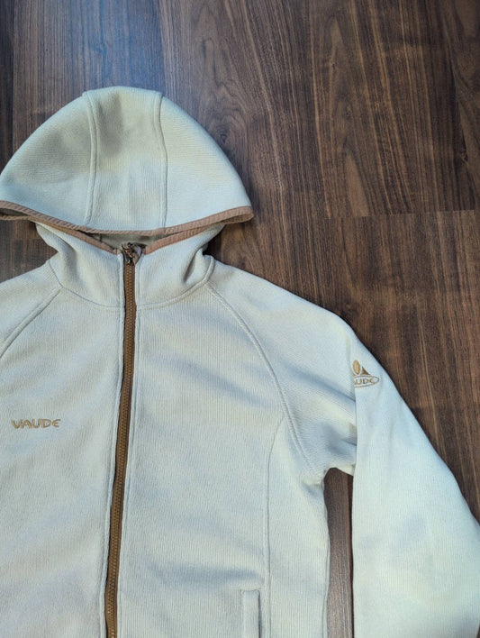 Fleece Jacke von Vaude (L Damen) Full Zip Shirt weiß